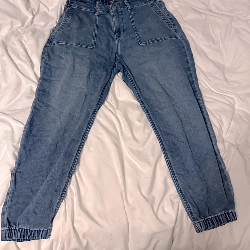 J Crew Jogger Jeans Pull On Pants 32